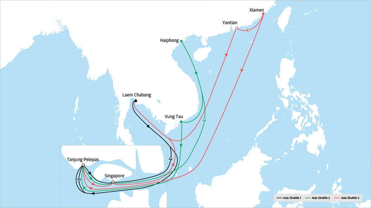 Asia shuttle cluster 1