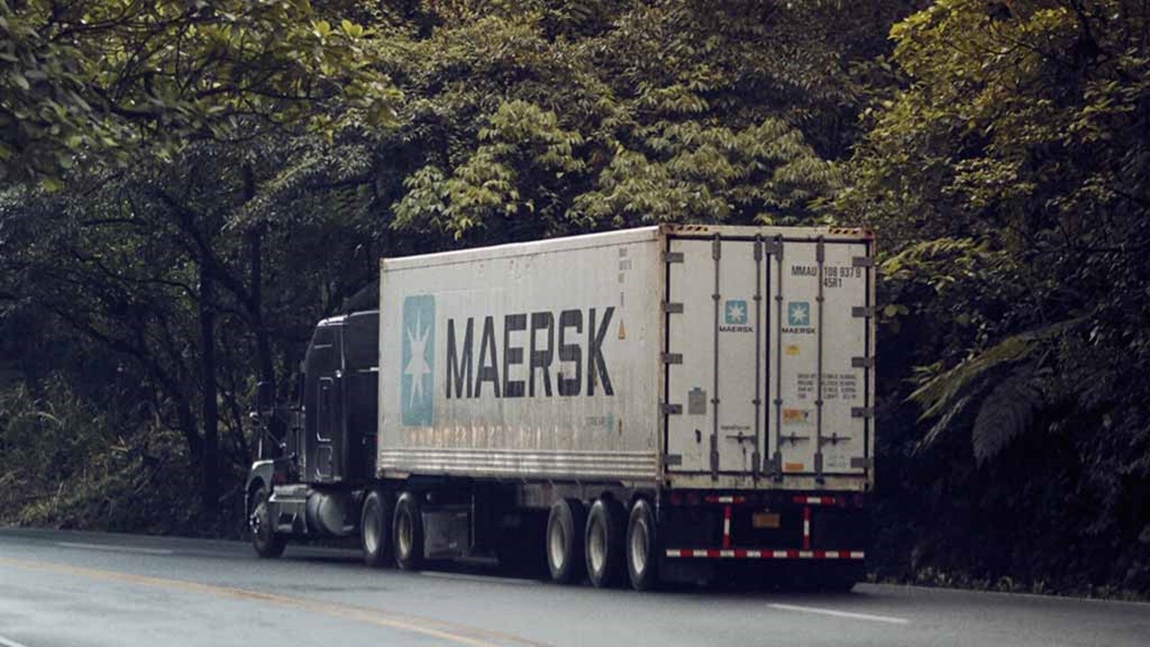 Maersk truck moving Latin America