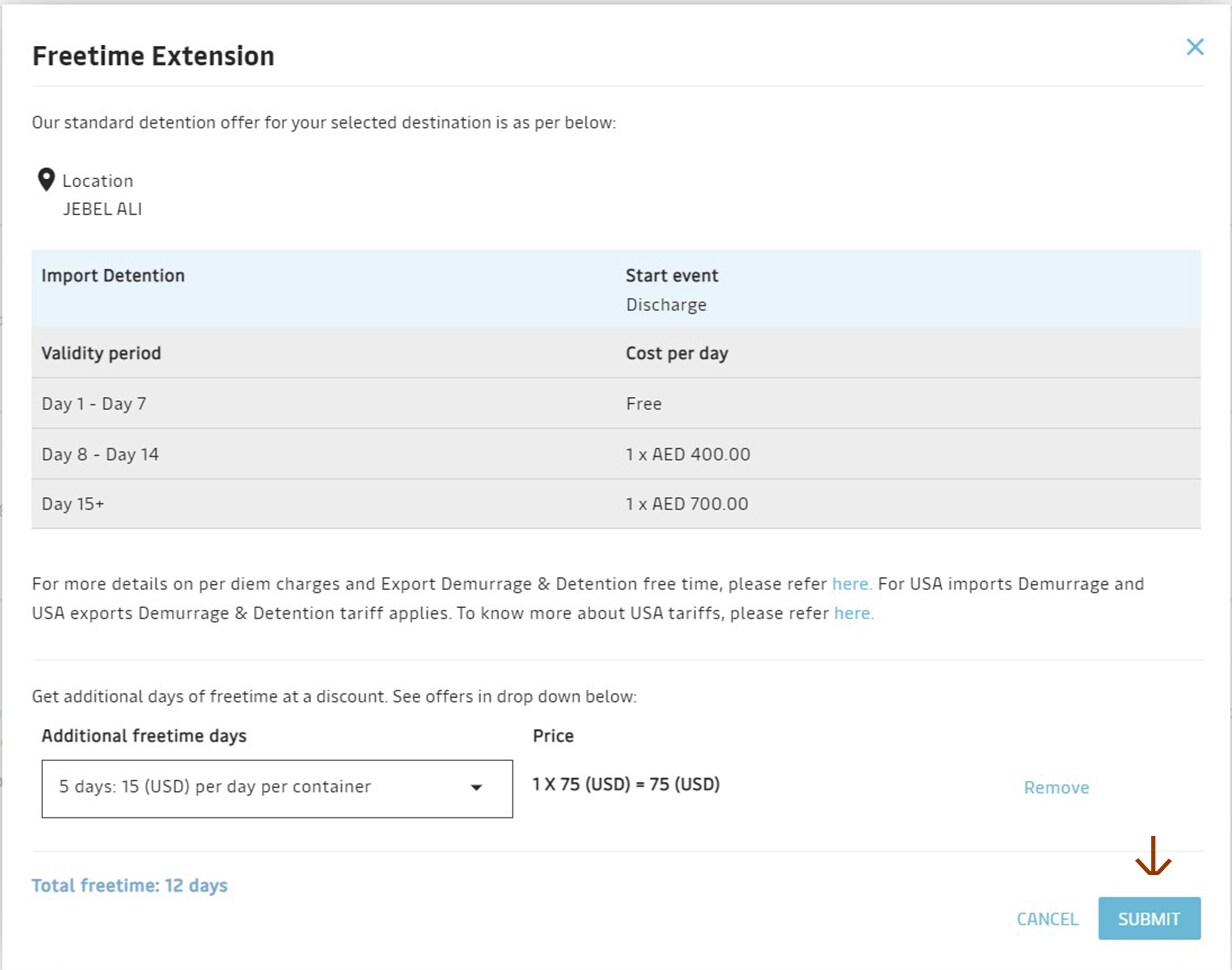 Step 4 Maersk Freetime Extension LP