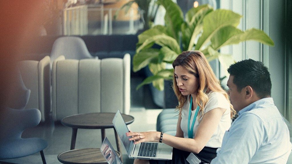 Colleagues having brainstroming sessions