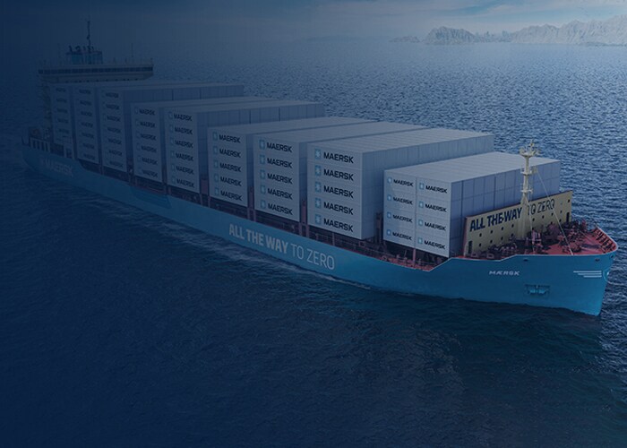 Maersk Soltice 3D renders Hero shot water