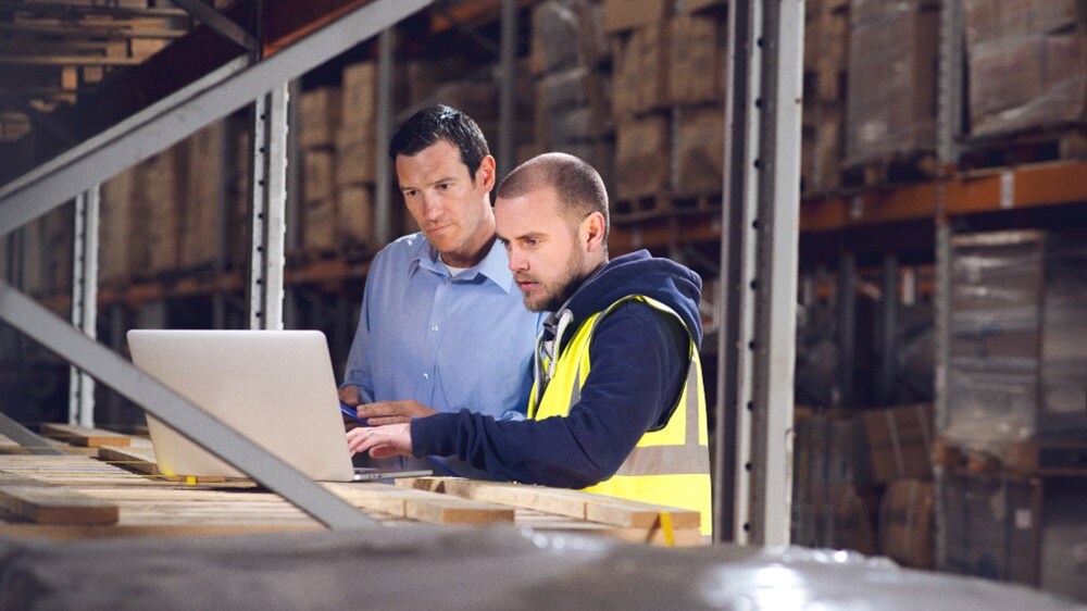 people working in warehousing