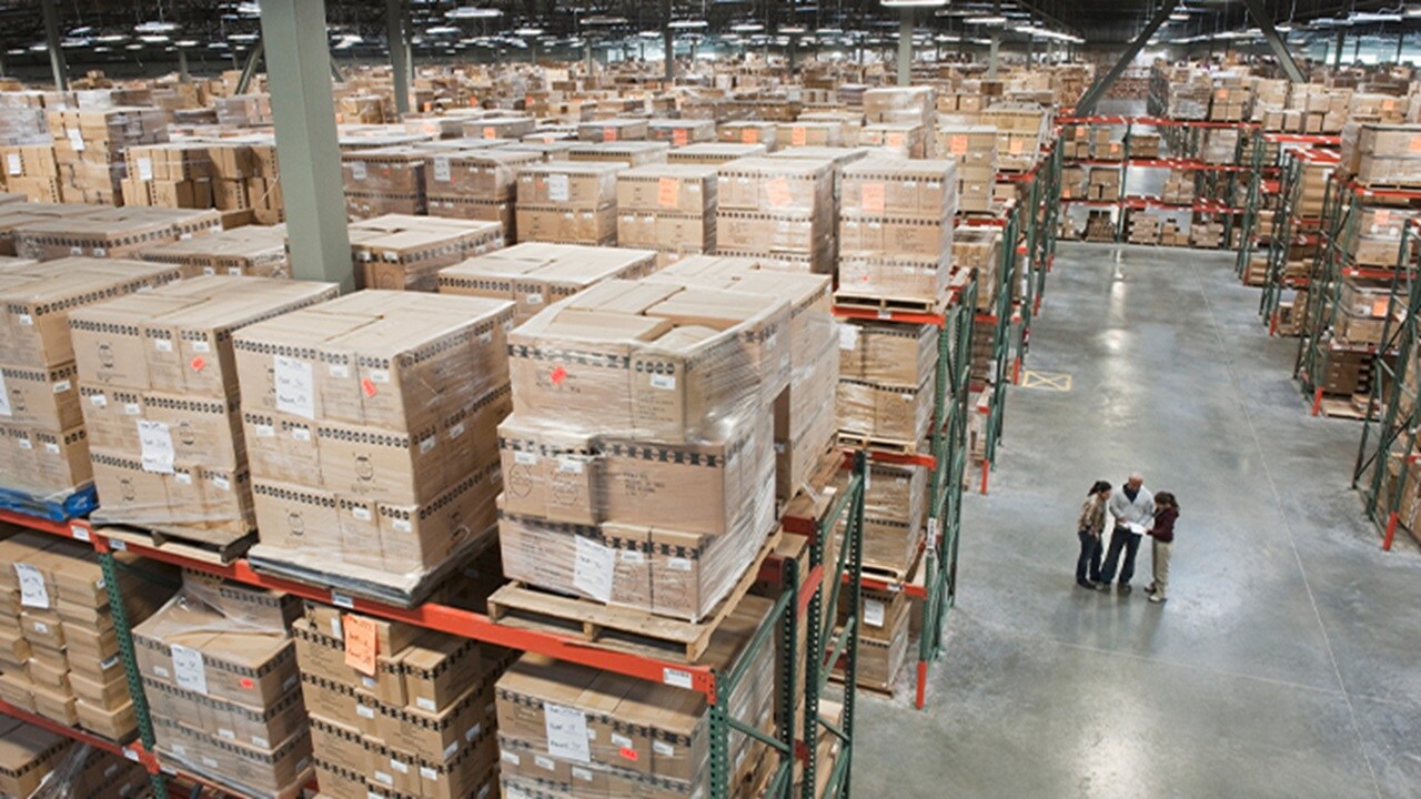 cargo in warehouse