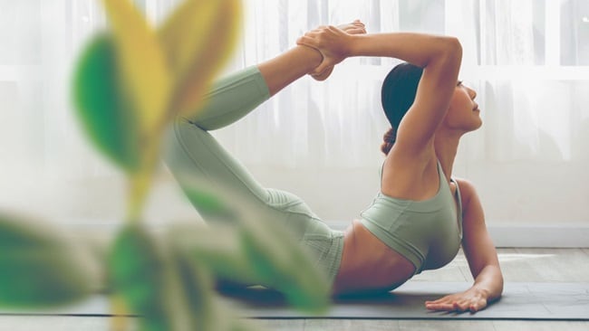 Picture of lady performing Yoga