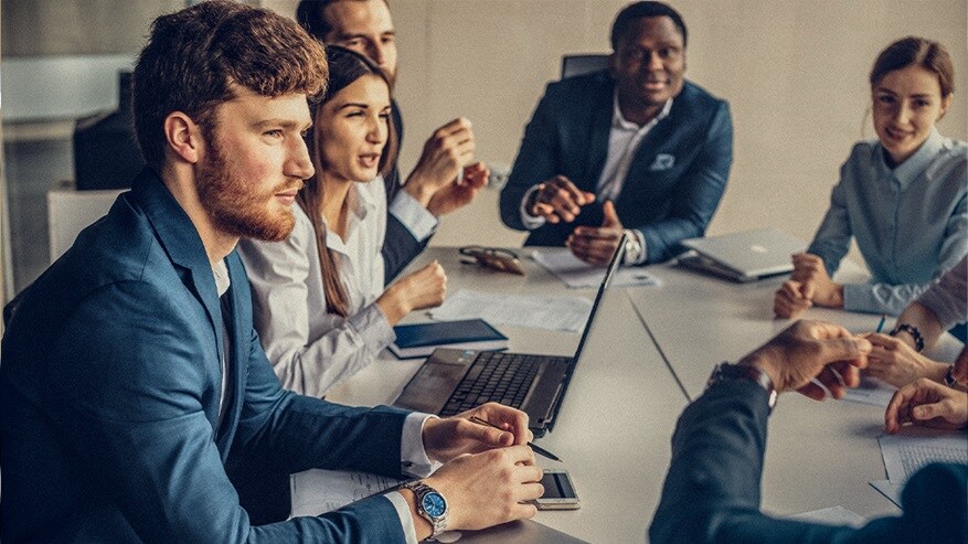 people in meeting