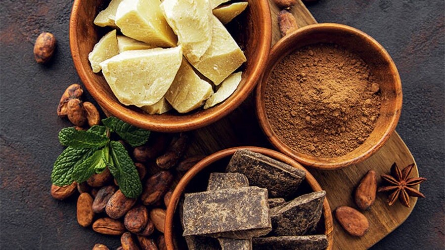 Cocoa, butter and chocolate