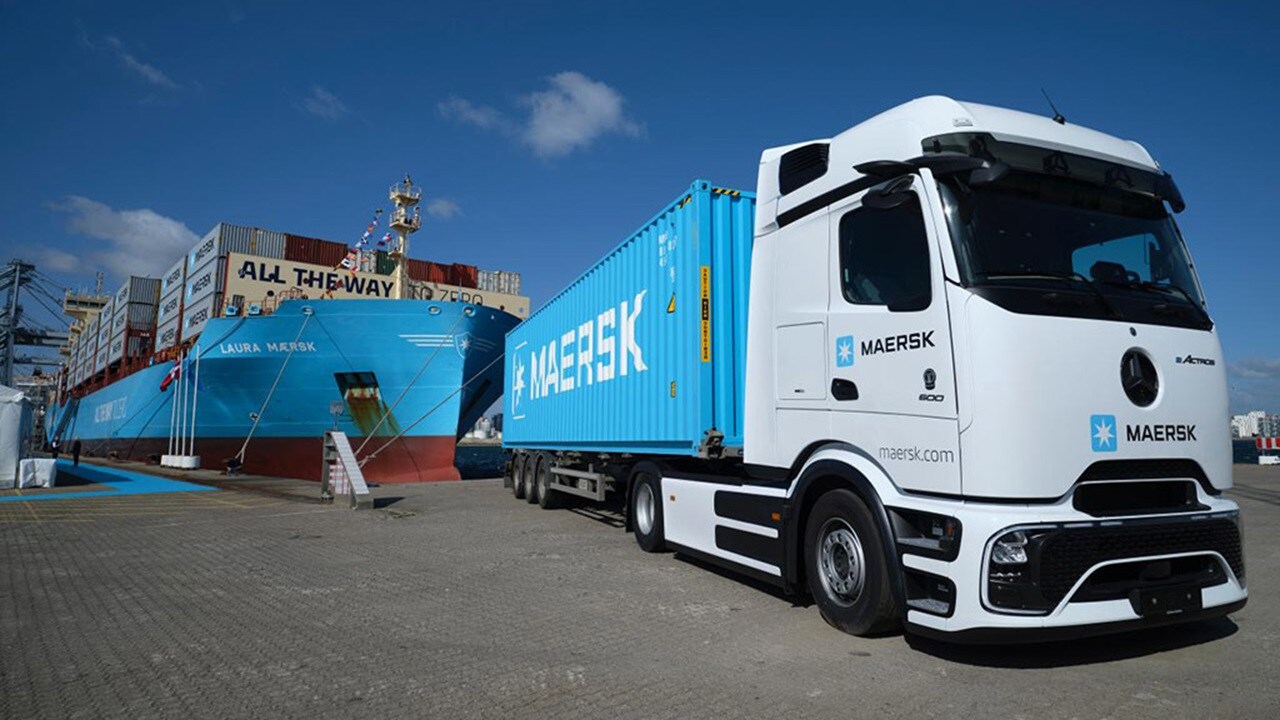 Laura Maersk at aarhus port