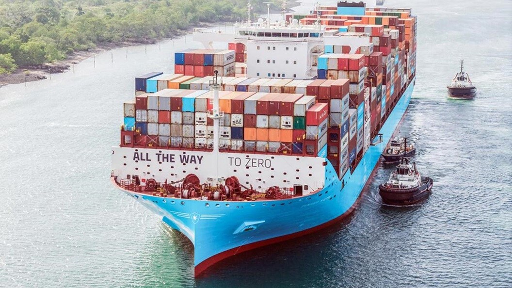 Maersk vessel at Panama