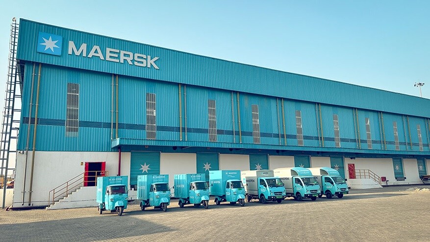 Electric vehicles at warehouse